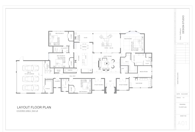 convert hand sketch, pdf to professional floor plan in autocad fast